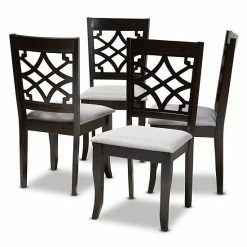 Baxton Studio Mael Dining Chair 4-Piece Set Beige Khaki 12 Baxton Studio Mael Dining Chair 4-Piece Set Beige Khaki -Baxton Studio Sales unnamed file 4104