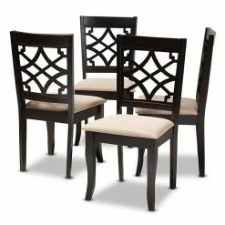 Baxton Studio Mael Dining Chair 4-Piece Set Beige Khaki 13 Baxton Studio Mael Dining Chair 4-Piece Set Beige Khaki -Baxton Studio Sales unnamed file 4105