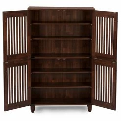 Baxton Studio Fernanda Tall Shoe Storage Entryway Cabinet -Baxton Studio Sales unnamed file 412