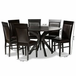 Baxton Studio Jeane Dining Table & Chair 7-piece Set 15 Baxton Studio Jeane Dining Table & Chair 7-piece Set -Baxton Studio Sales unnamed file 4141