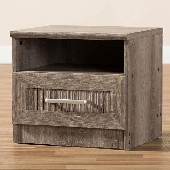 Baxton Studio Gallia Nightstand Table 2 Baxton Studio Gallia Nightstand Table - Image 2