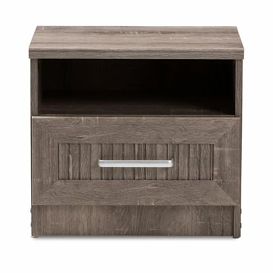 Baxton Studio Gallia Nightstand Table 4 Baxton Studio Gallia Nightstand Table - Image 4