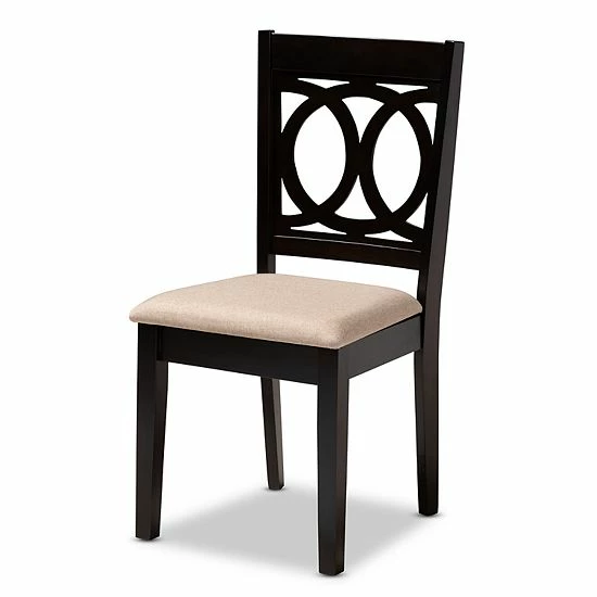 Baxton Studio Lenoir Dining Chair Set Gray 4 Baxton Studio Lenoir Dining Chair Set Gray - Image 4