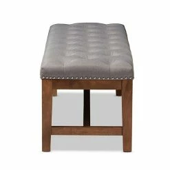 Baxton Studio Ainsley Bench Gray 12 Baxton Studio Ainsley Bench Gray -Baxton Studio Sales unnamed file 4172