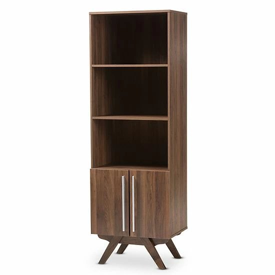 Baxton Studio Mid-Century Bookcase Medium Brown Baxton Studio Mid-Century Bookcase Medium Brown -Baxton Studio Sales unnamed file 4187