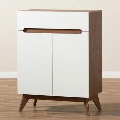 Baxton Studio Calypso Mid-Century Shoe Cabinet 13 Baxton Studio Calypso Mid-Century Shoe Cabinet -Baxton Studio Sales unnamed file 4194