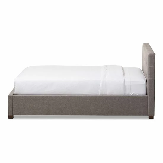 Baxton Studio Brandy Queen Platform Bed 3 Baxton Studio Brandy Queen Platform Bed - Image 3