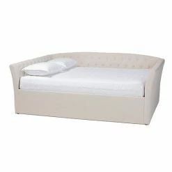 Baxton Studio Delora Full Daybed Beige