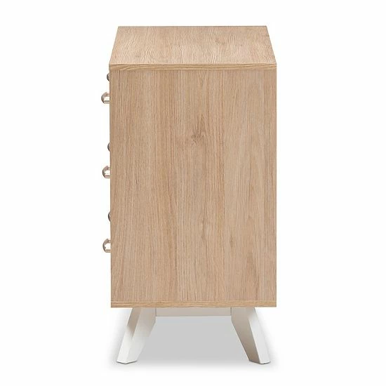 Baxton Studio Mid-Century Two-Tone 6-Drawer Dresser 4 Baxton Studio Mid-Century Two-Tone 6-Drawer Dresser - Image 4