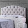 Baxton Studio Myra Button Tufted Upholstered Headboard