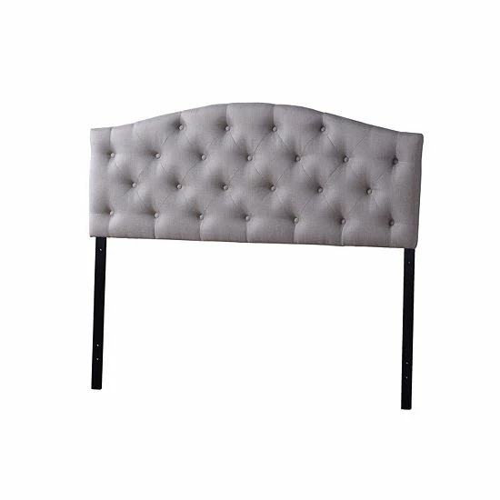Baxton Studio Myra Button Tufted Upholstered Headboard 2 Baxton Studio Myra Button Tufted Upholstered Headboard - Image 2