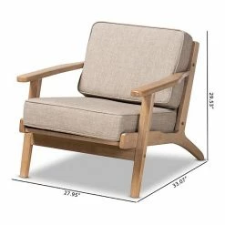 Baxton Studio Sigrid Arm Chair Light Gray Oak -Baxton Studio Sales unnamed file 4264