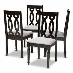 Baxton Studio Cherese Dining Chair 4-Piece Set Beige Khaki -Baxton Studio Sales unnamed file 4281
