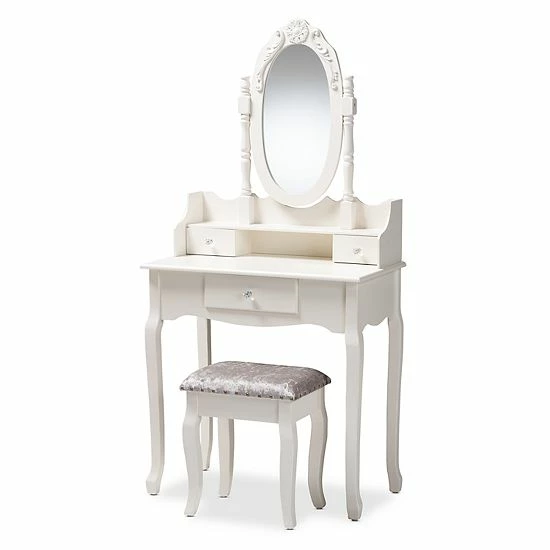 Baxton Studio Veronique White Bathroom Vanity 1 Baxton Studio Veronique White Bathroom Vanity