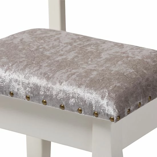 Baxton Studio Veronique White Bathroom Vanity 3 Baxton Studio Veronique White Bathroom Vanity - Image 3