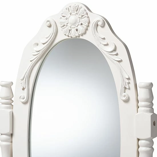 Baxton Studio Veronique White Bathroom Vanity 5 Baxton Studio Veronique White Bathroom Vanity - Image 5