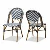 Baxton Studio Celie 2-Piece Dining Chair Set Gray