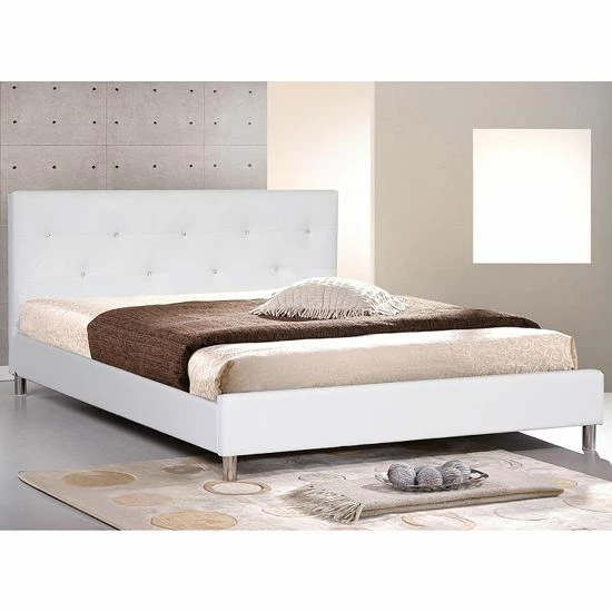 Baxton Studio Barbara Bed - Queen White 1 Baxton Studio Barbara Bed - Queen White