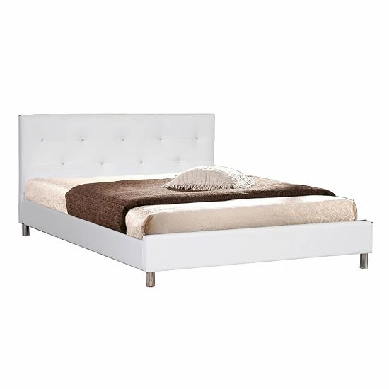 Baxton Studio Barbara Bed - Queen White 2 Baxton Studio Barbara Bed - Queen White - Image 2