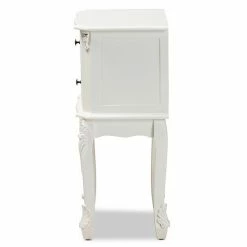 Baxton Studio Sophia White Nightstand 10 Baxton Studio Sophia White Nightstand -Baxton Studio Sales unnamed file 4326