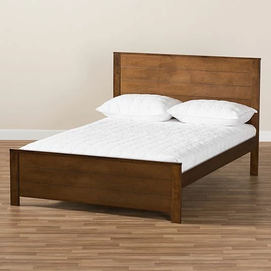 Baxton Studio Modern Twin Platform Bed Gray 2 Baxton Studio Modern Twin Platform Bed Gray - Image 2