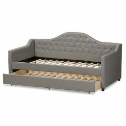Baxton Studio Perry Modern Daybed & Trundle Light Beige -Baxton Studio Sales unnamed file 4373