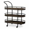 Baxton Studio Karlin Industrial Bar Cart