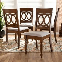 Baxton Studio Lucie Dining Chair 4-piece Set -Baxton Studio Sales unnamed file 4408