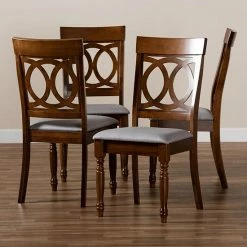 Baxton Studio Lucie Dining Chair 4-piece Set -Baxton Studio Sales unnamed file 4409