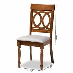 Baxton Studio Lucie Dining Chair 4-piece Set -Baxton Studio Sales unnamed file 4410
