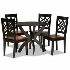 Baxton Studio Anila Dining 5-piece Set Dark Brown Walnut 19 Baxton Studio Anila Dining 5-piece Set Dark Brown Walnut -Baxton Studio Sales unnamed file 4448
