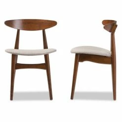 Baxton Studio Flora Dining Table, Chair & Bench 6-piece Set -Baxton Studio Sales unnamed file 4485