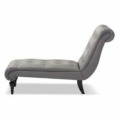Baxton Studio Layla Mid-Century Modern Chaise Lounge -Baxton Studio Sales unnamed file 4497