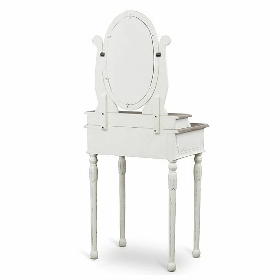 Baxton Studio Anjou Traditional French Dressing Table 2 Baxton Studio Anjou Traditional French Dressing Table - Image 2