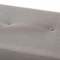 Baxton Studio Caramay Padded Bench Beige Khaki 11 Baxton Studio Caramay Padded Bench Beige Khaki -Baxton Studio Sales unnamed file 4572