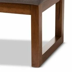 Baxton Studio Caramay Padded Bench Beige Khaki 12 Baxton Studio Caramay Padded Bench Beige Khaki -Baxton Studio Sales unnamed file 4573