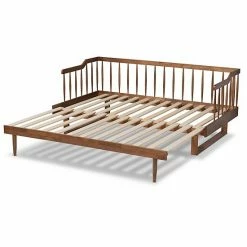 Baxton Studio Muriel Expandable Daybed Walnut -Baxton Studio Sales unnamed file 4582