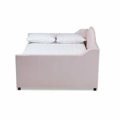 Baxton Studio Perry Daybed & Trundle Light Pink 13 Baxton Studio Perry Daybed & Trundle Light Pink -Baxton Studio Sales unnamed file 462
