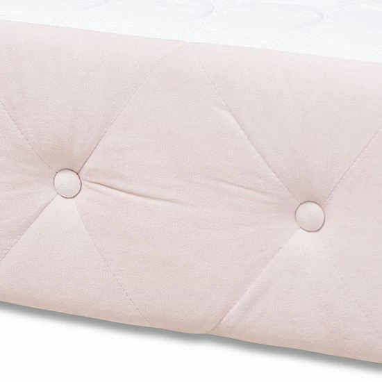 Baxton Studio Amaya Daybed & Trundle Pink 7 Baxton Studio Amaya Daybed & Trundle Pink - Image 7