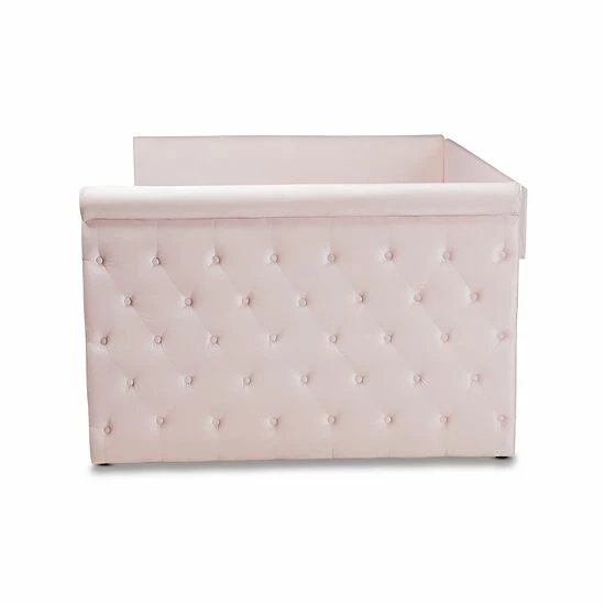 Baxton Studio Amaya Daybed Blue 7 Baxton Studio Amaya Daybed Blue - Image 7