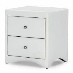 Baxton Studio Dorian Modern Nightstand White