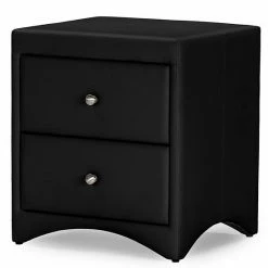 Baxton Studio Dorian Modern Nightstand White 9 Baxton Studio Dorian Modern Nightstand White -Baxton Studio Sales unnamed file 4662