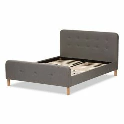 Baxton Studio Mid-Century Upholstered Bed Light Beige 7 Baxton Studio Mid-Century Upholstered Bed Light Beige -Baxton Studio Sales unnamed file 4694