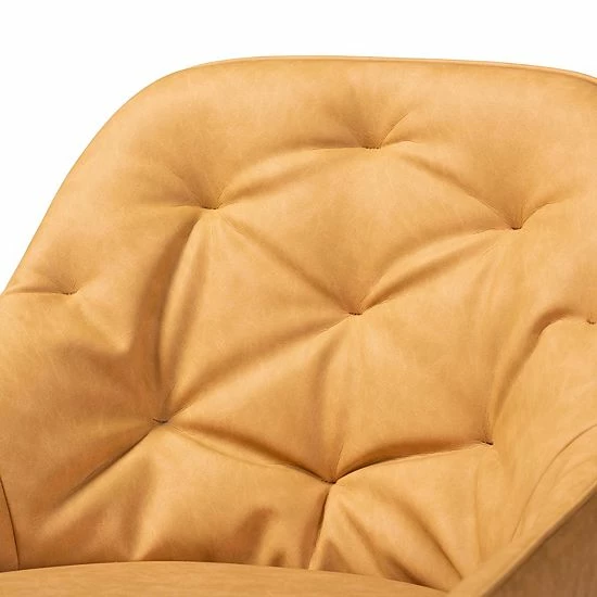 Baxton Studio Catherine Bar Stool 4-piece Set Tan Black 3 Baxton Studio Catherine Bar Stool 4-piece Set Tan Black - Image 3