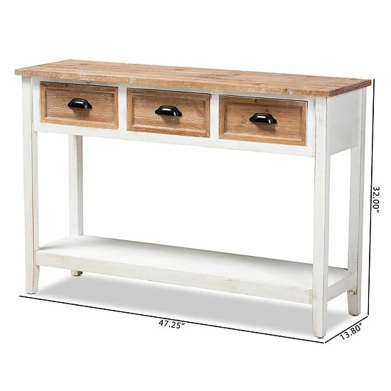 Baxton Studio Benedict Console Table 7 Baxton Studio Benedict Console Table - Image 7