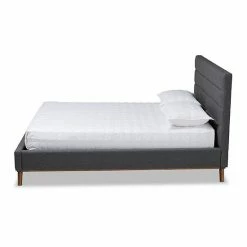 Baxton Studio Erlend Queen Bed Charcoal 13 Baxton Studio Erlend Queen Bed Charcoal -Baxton Studio Sales unnamed file 4754