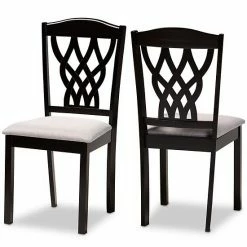 Baxton Studio Delilah Dining Chair 2-piece Set Gray Dark Brown 17 Baxton Studio Delilah Dining Chair 2-piece Set Gray Dark Brown -Baxton Studio Sales unnamed file 477