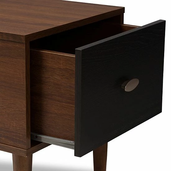 Baxton Studio Mid-Century Storage Bench 4 Baxton Studio Mid-Century Storage Bench - Image 4