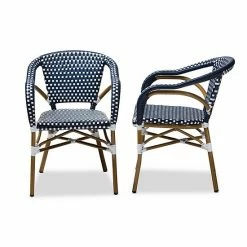Baxton Studio Eliane 2-Piece Dining Chair Set Blue -Baxton Studio Sales unnamed file 480