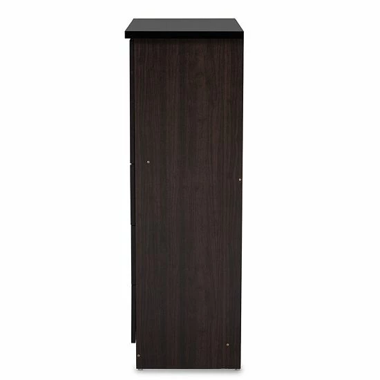 Baxton Studio Colburn 5-Drawer Tallboy Dresser 4 Baxton Studio Colburn 5-Drawer Tallboy Dresser - Image 4